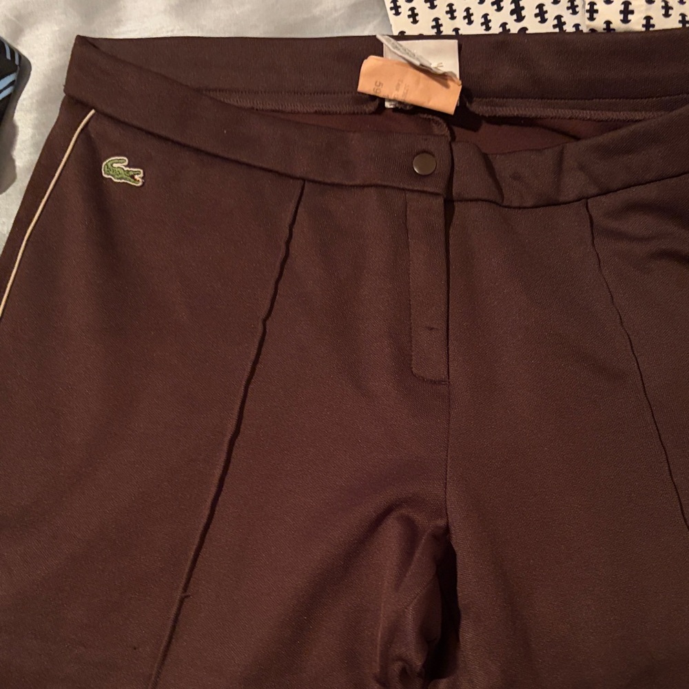 Lacoste Women's Dark Brown Athletic Pants